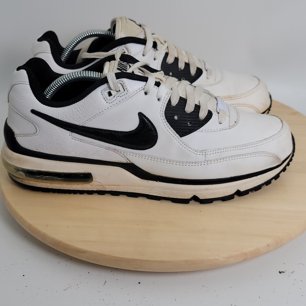 Nike Air Max Wright Men's Leather White Black Size 10